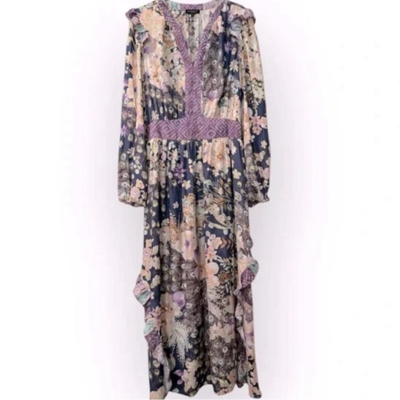 Anthropologie Sundress with Bishop Sleeves - Picture 4 of 7